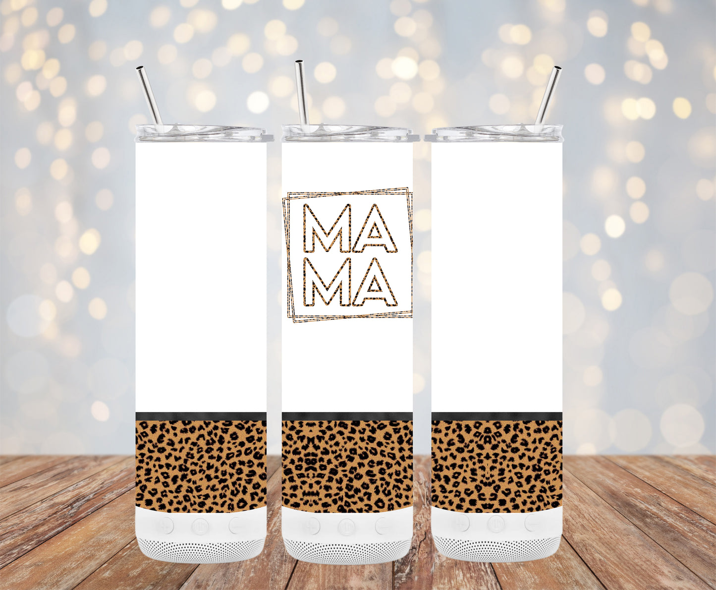 Mama Leopard Bottom Tumbler