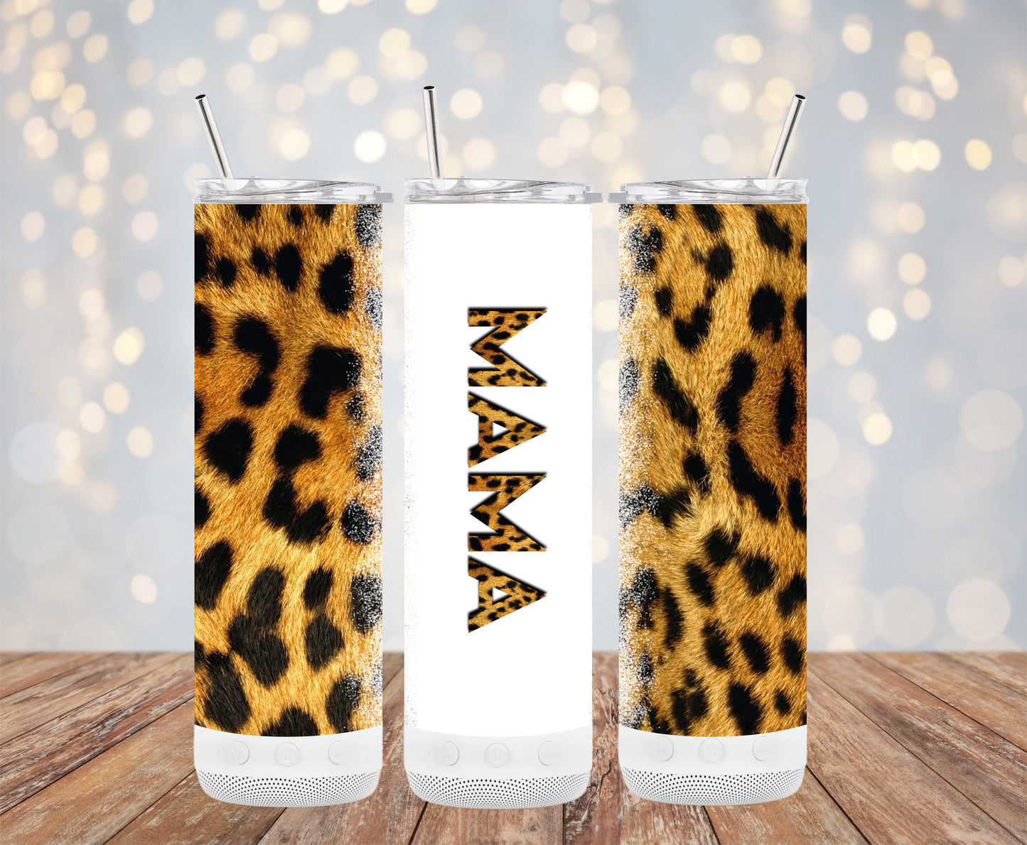 Mama Cheetah Fur Tumbler