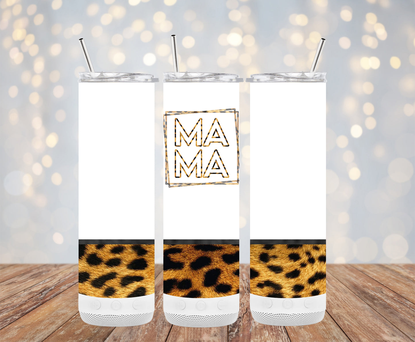 Mama Cheetah Bottom Tumbler