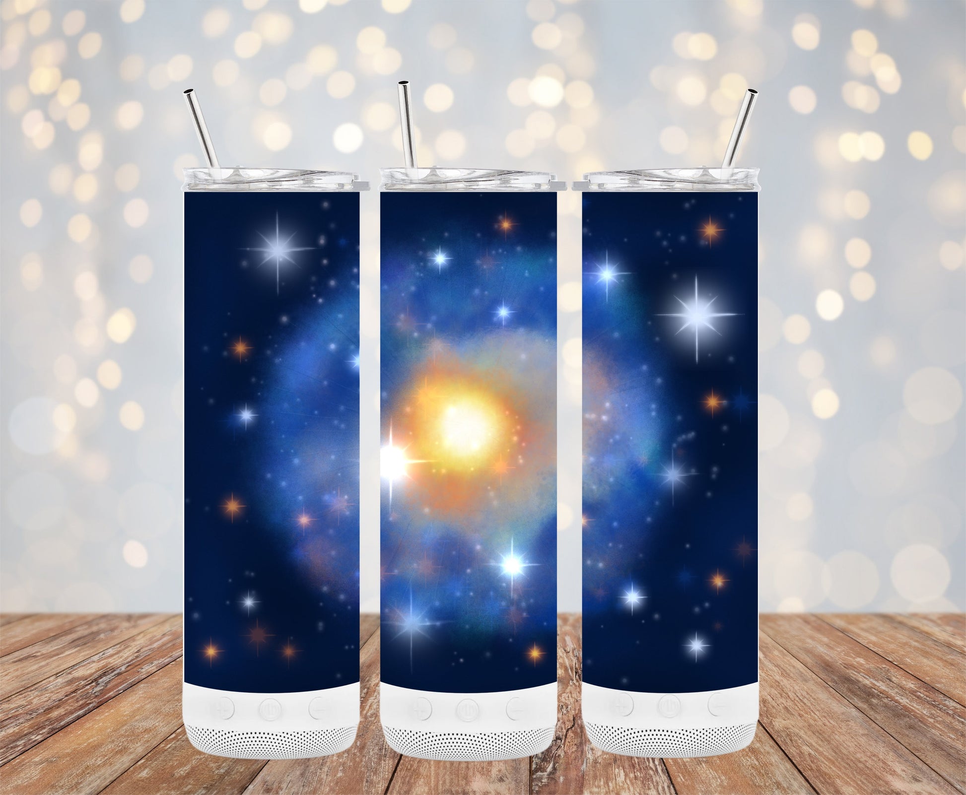 Galaxy Stars and Lights Design Tumbler product type