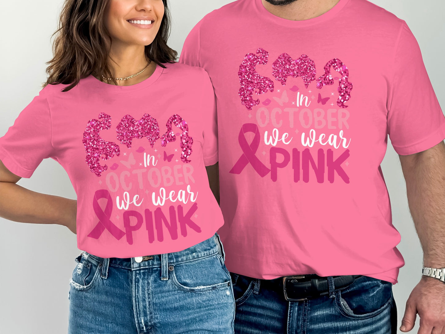 In October We Wear Pink Breast Cancer Awareness product type