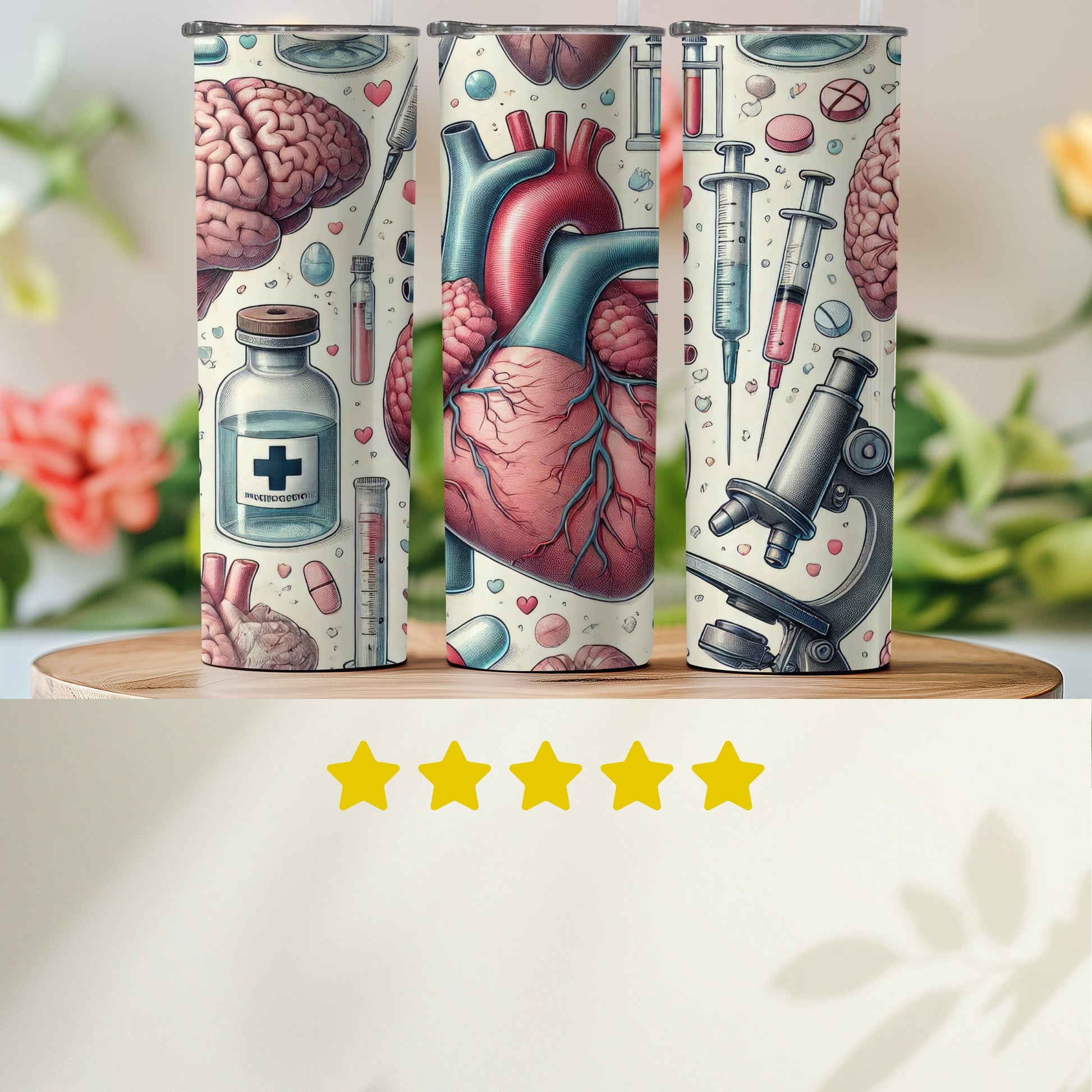 Medical Science Themed Tumbler Stainless Steel product