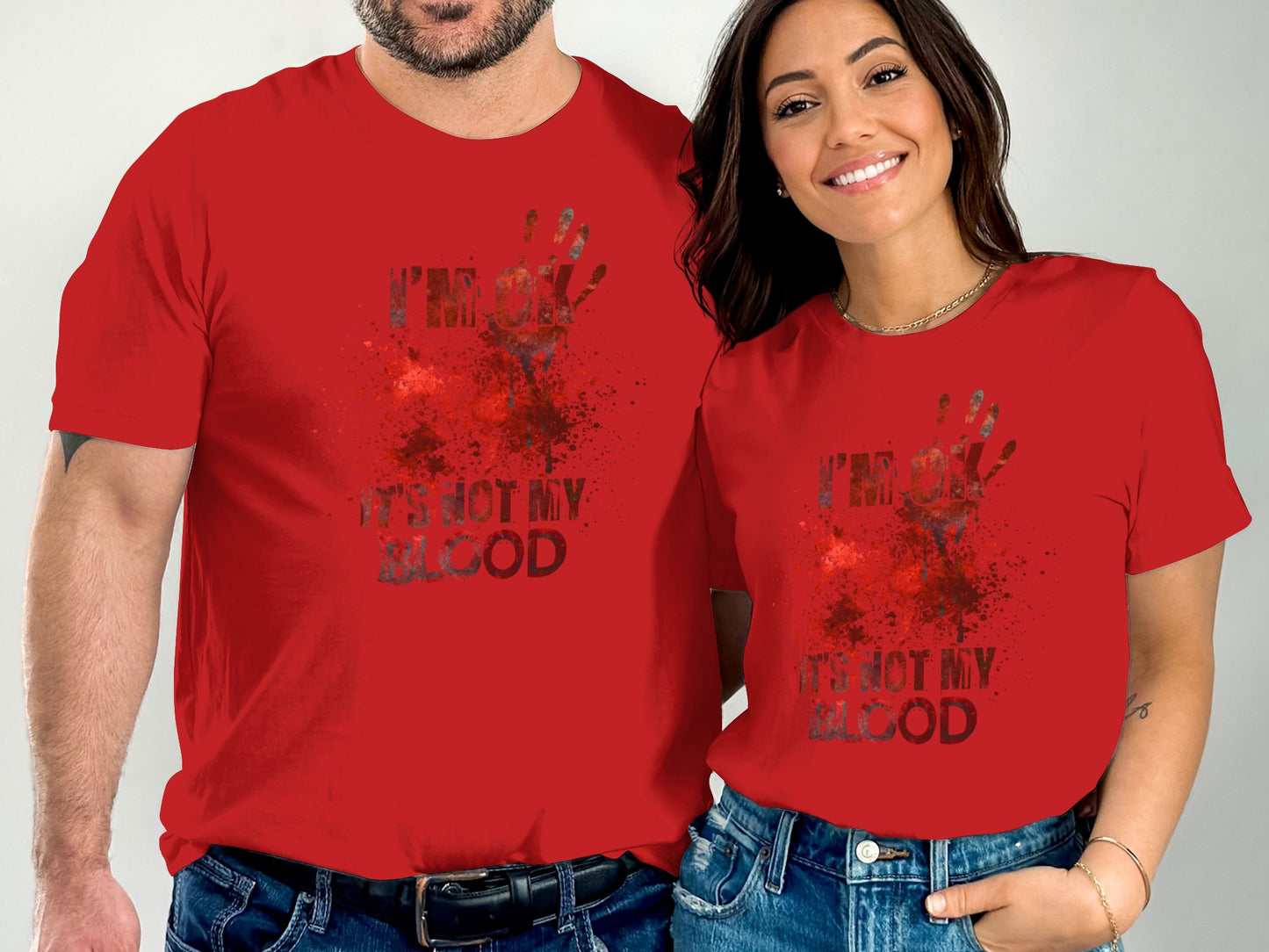 I'm Fine It's Not My Blood Halloween T-Shirt product