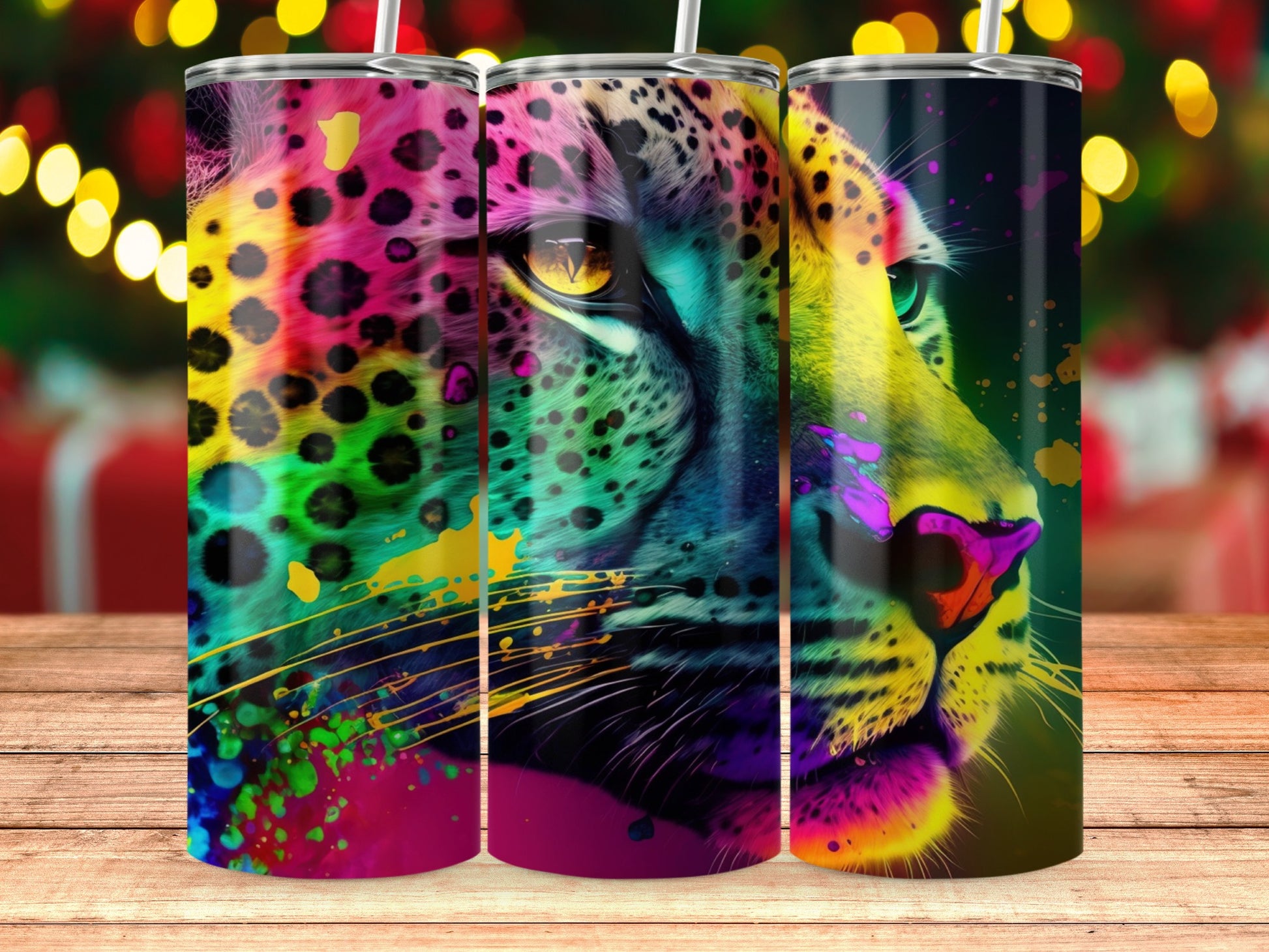 Colorful Animal Abstract Art Insulated Tumbler product type