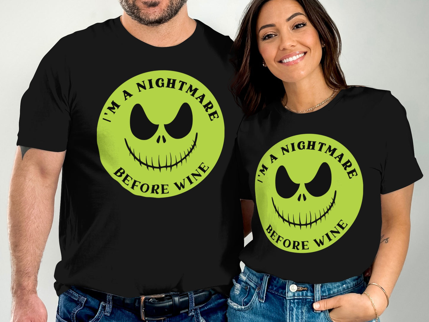 I'm A Nightmare Before Wine Graphic T-Shirt product
