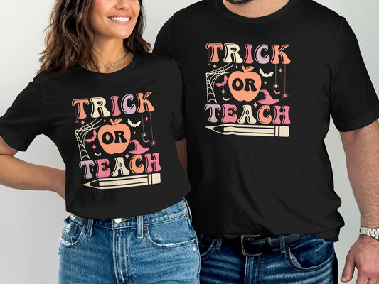 Trick or Teach Fun Teacher Halloween Themed Shirt product type