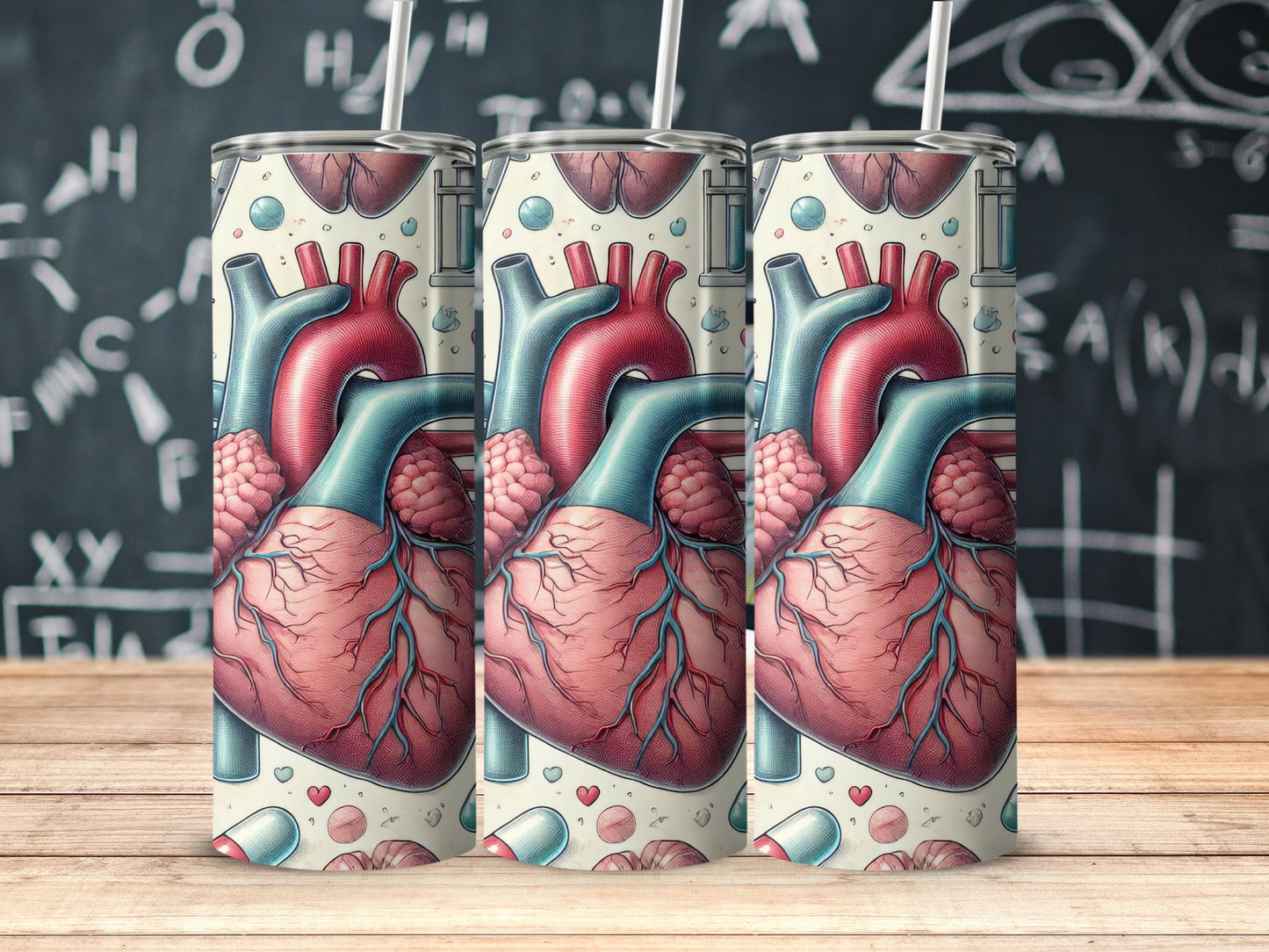Heart Anatomy Design Tumbler Scientific Educational product
