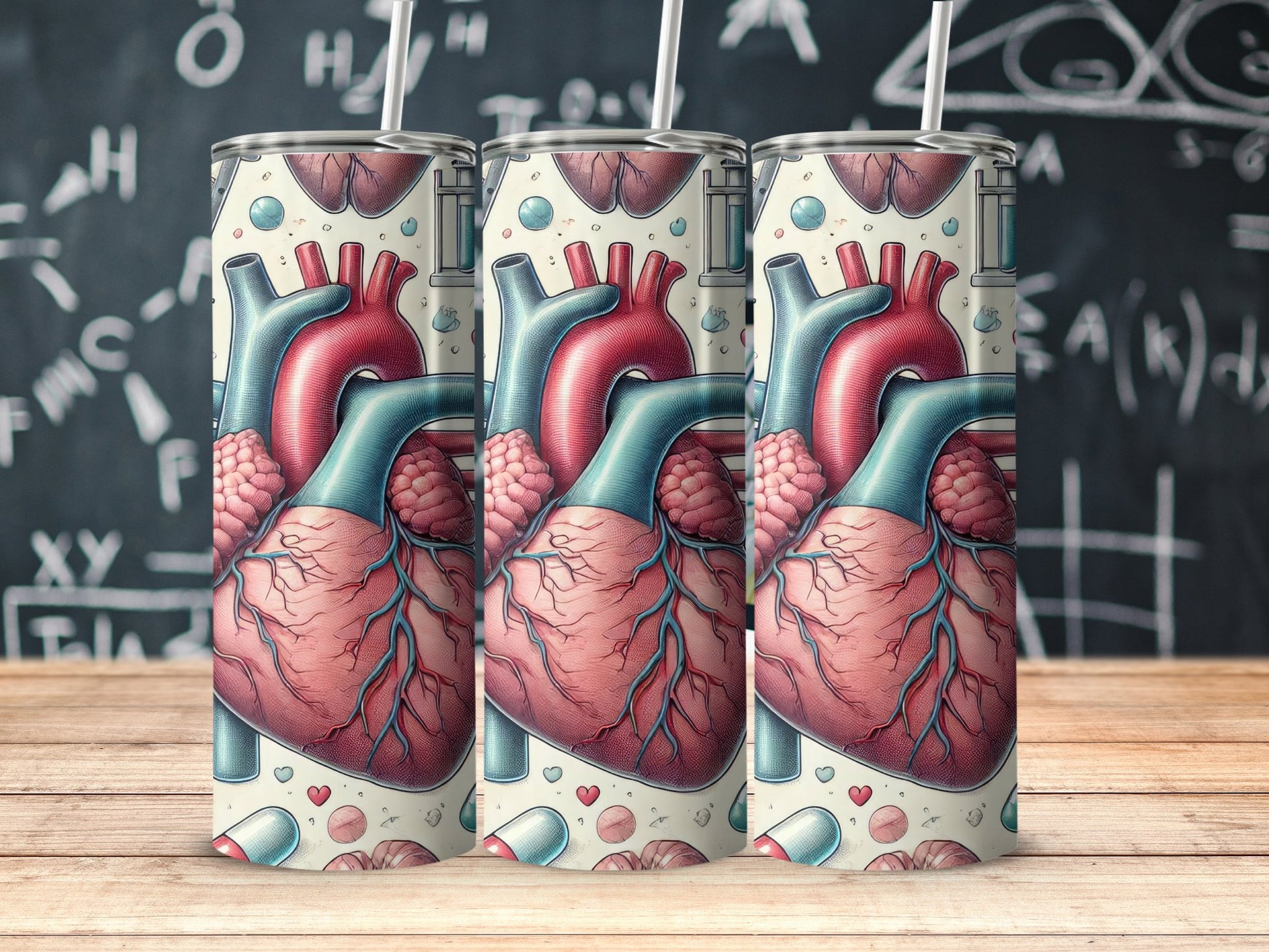 Heart Anatomy Design Tumbler Scientific Educational product