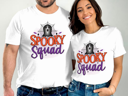 Spooky Squad Halloween Graphic Tee Shirt product type