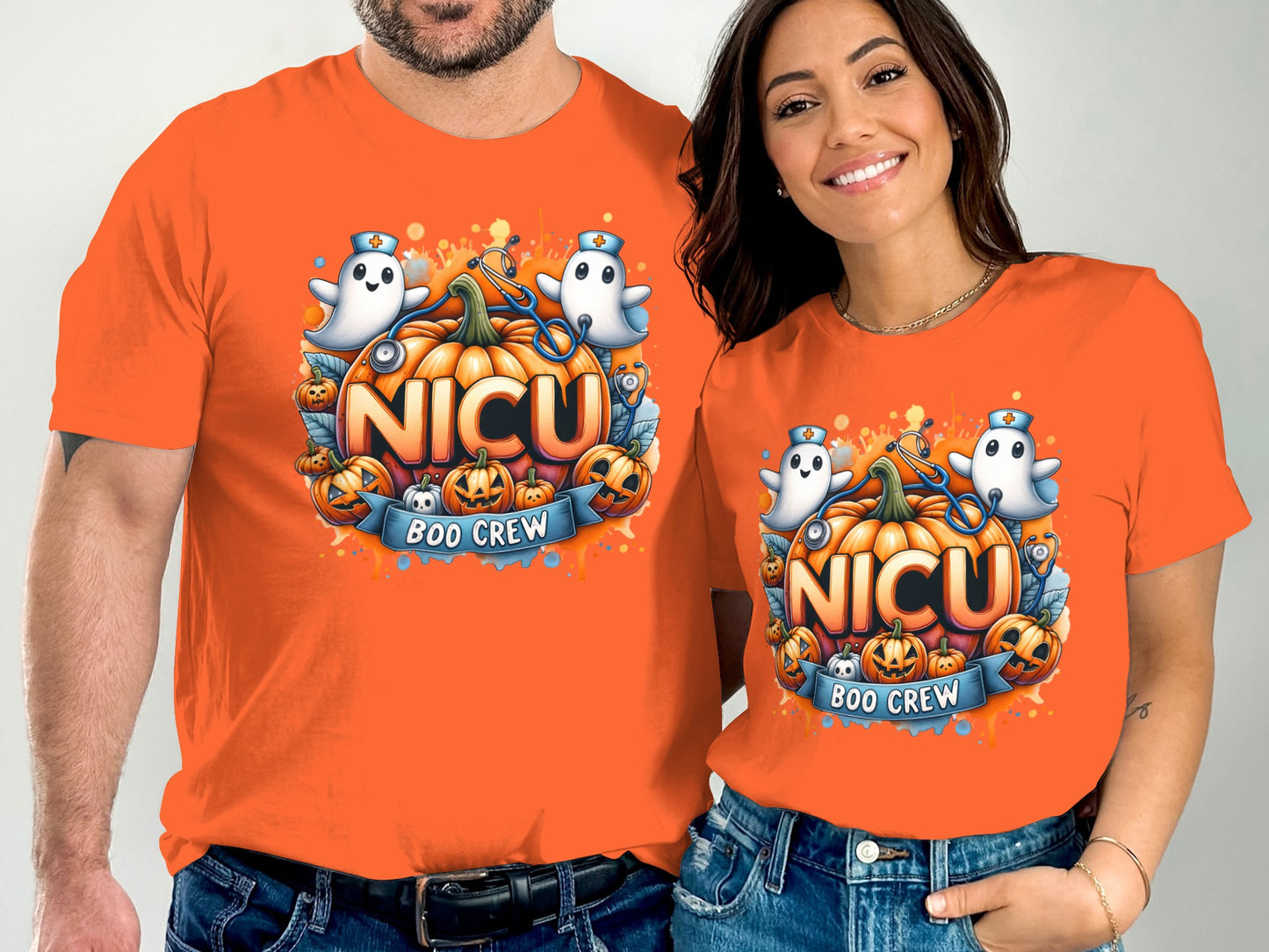 Unique NICU Boo Crew Halloween Graphic Shirt product