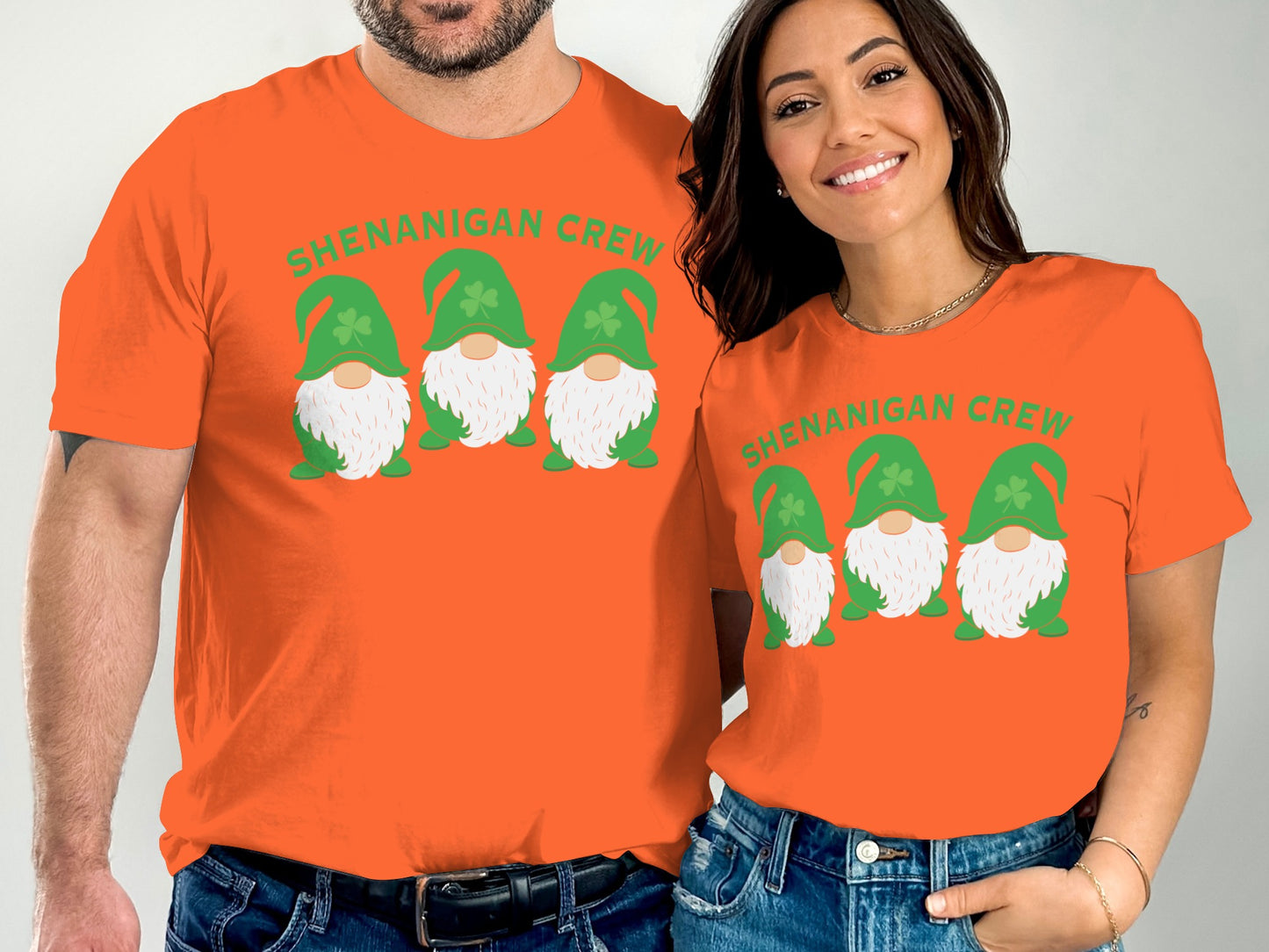 Shenanigan Crew Gnome Graphic Tee Shirt St Patrick