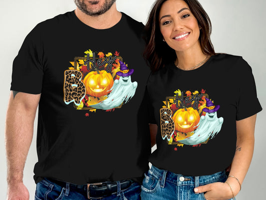 Halloween Pumpkin Ghost Boo Hey T-shirt product