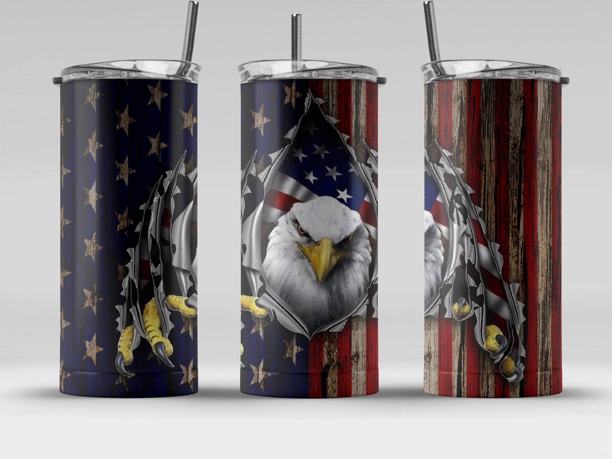 American Flag Bald Eagle Patriotic Tumbler product