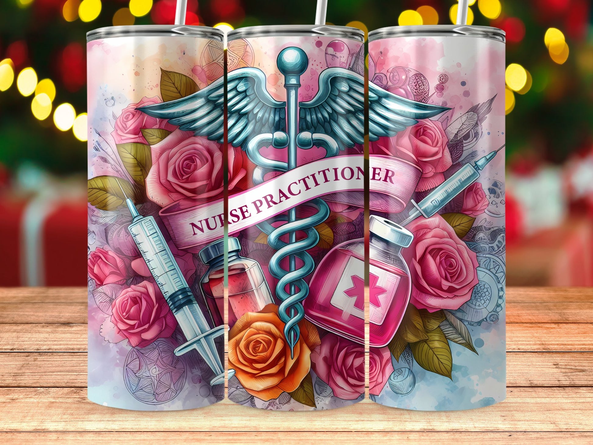 Nurse Practitioner Medical Theme Tumbler Product