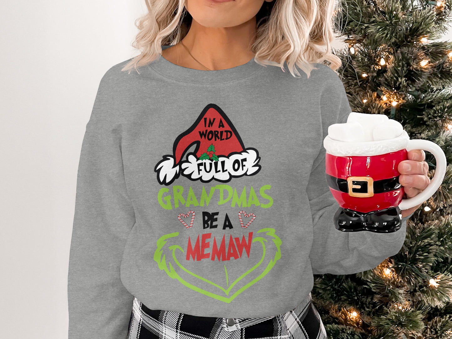 In a World Full of Grandmas Be a Memaw Shirt