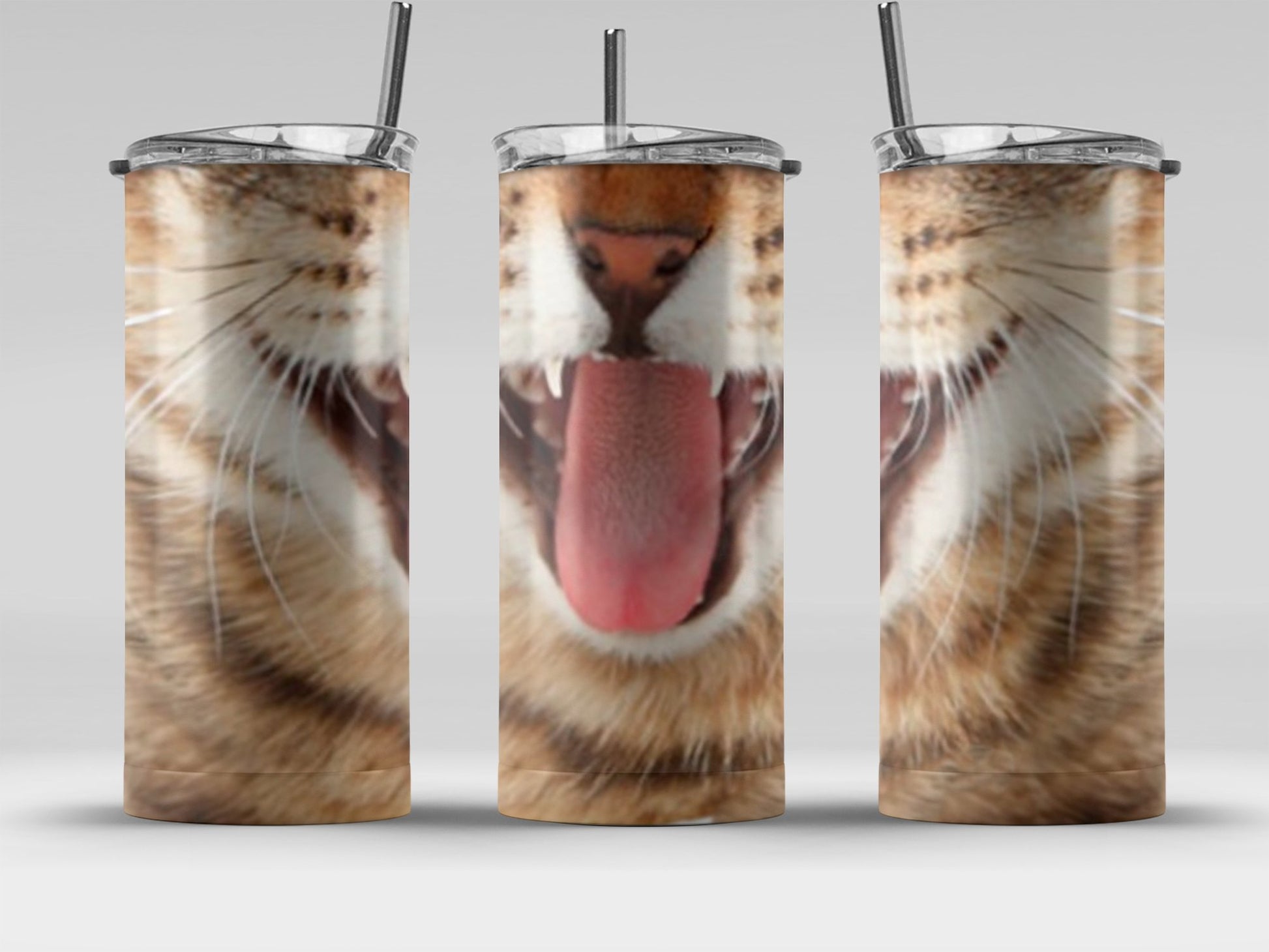 Fun Cat Face Design Tumblers 20oz product type