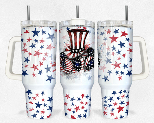4th of July Hat and Balloons 91729 Tumbler