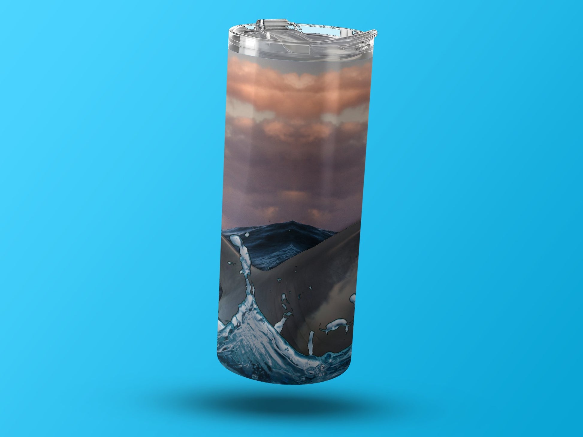 Ocean Wave Design Travel Mug Tumbler Drinkware product type