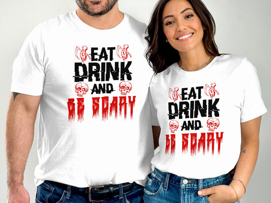 Eat Drink and Be Scary Graphic T-shirt product