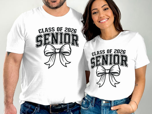 Class of 2026 Senior Bow Graphic T-Shirt product