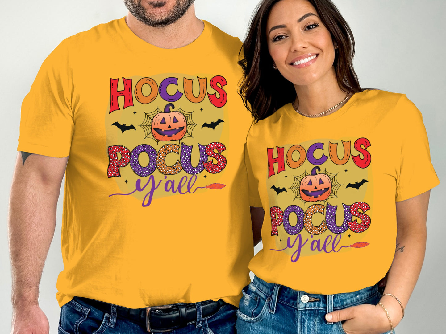 Hocus Pocus Y'all Halloween Graphic T-shirt product type