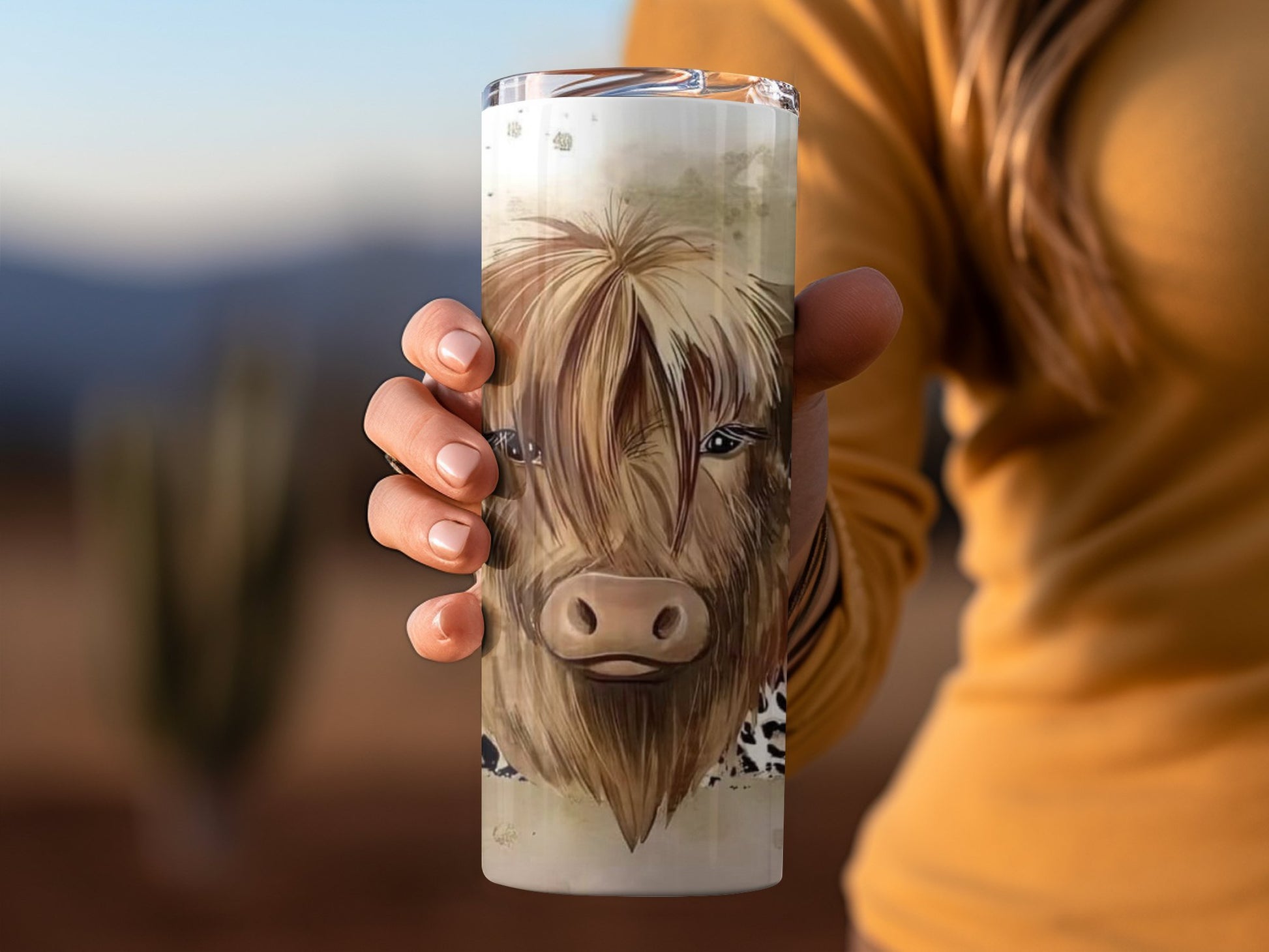Cute Cow Design Tumbler for Hot and Cold Beverages product