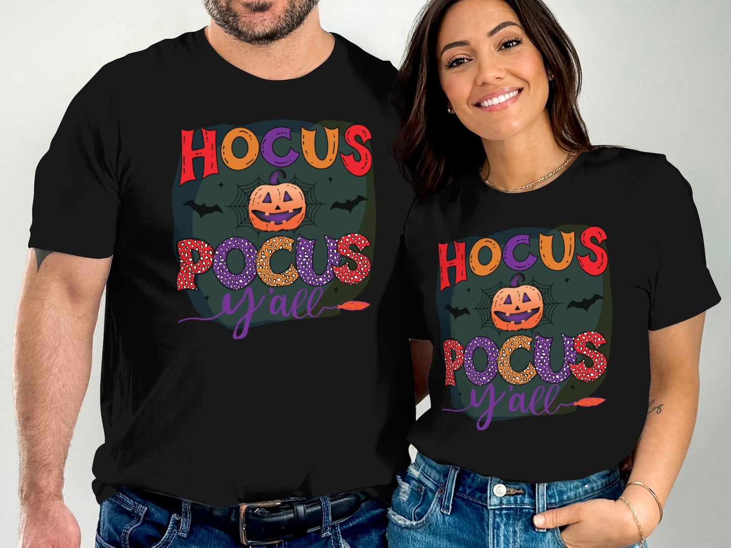 Hocus Pocus Y'all Halloween Graphic T-Shirt product type