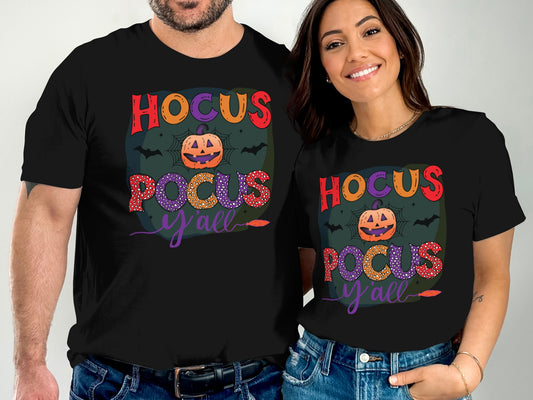 Hocus Pocus Y'all Halloween Graphic T-Shirt product type