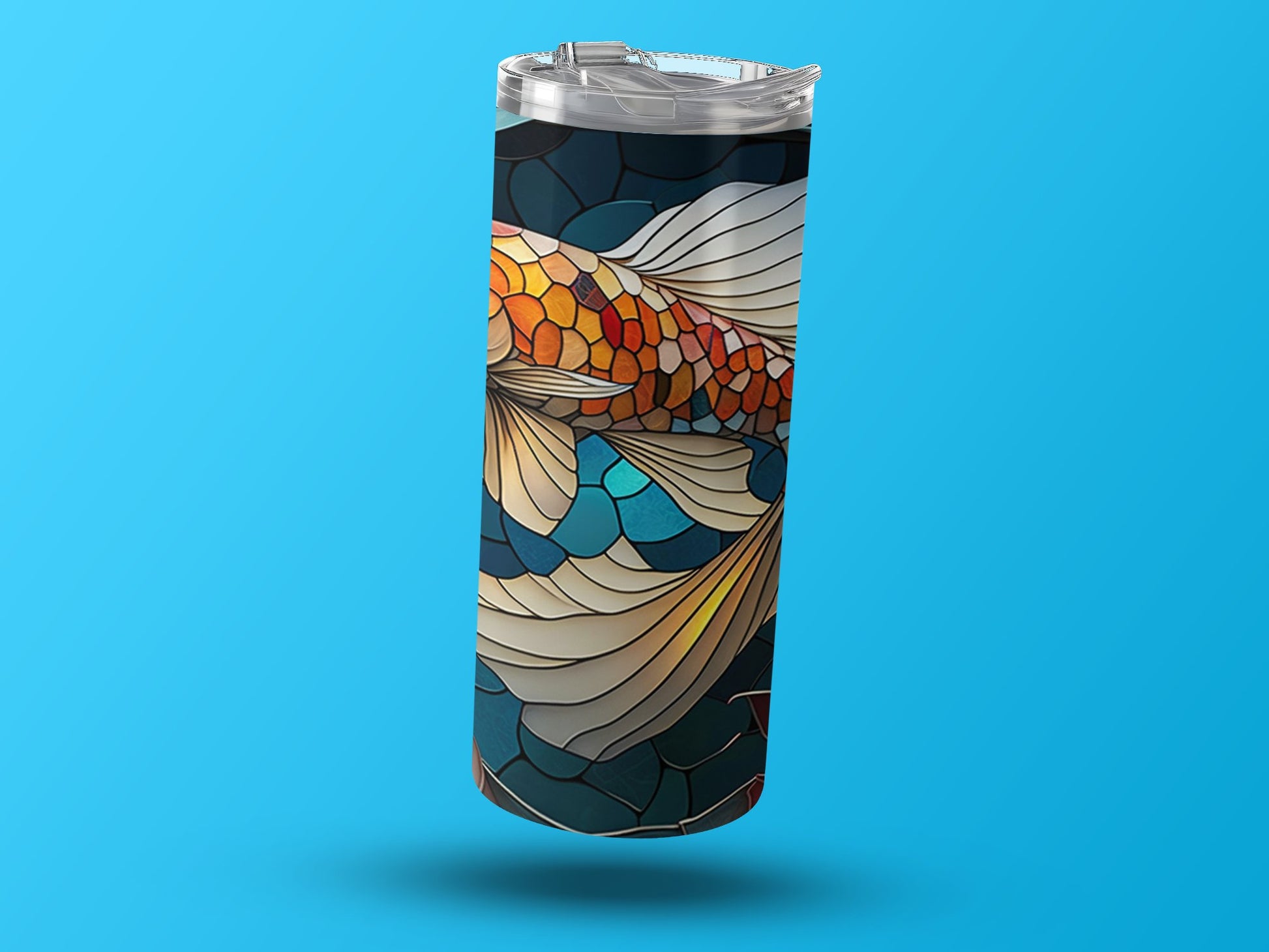 Colorful Koi Fish Insulated Travel Tumbler product type