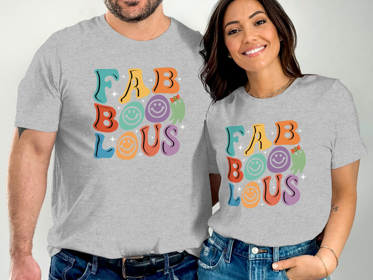 Fabulous Colorful Graphic Halloween T-shirt product