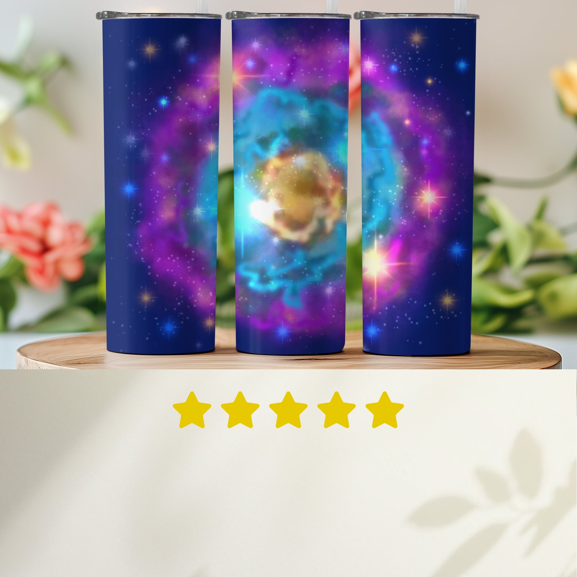 Colorful Galaxy Design Insulated Tumbler product