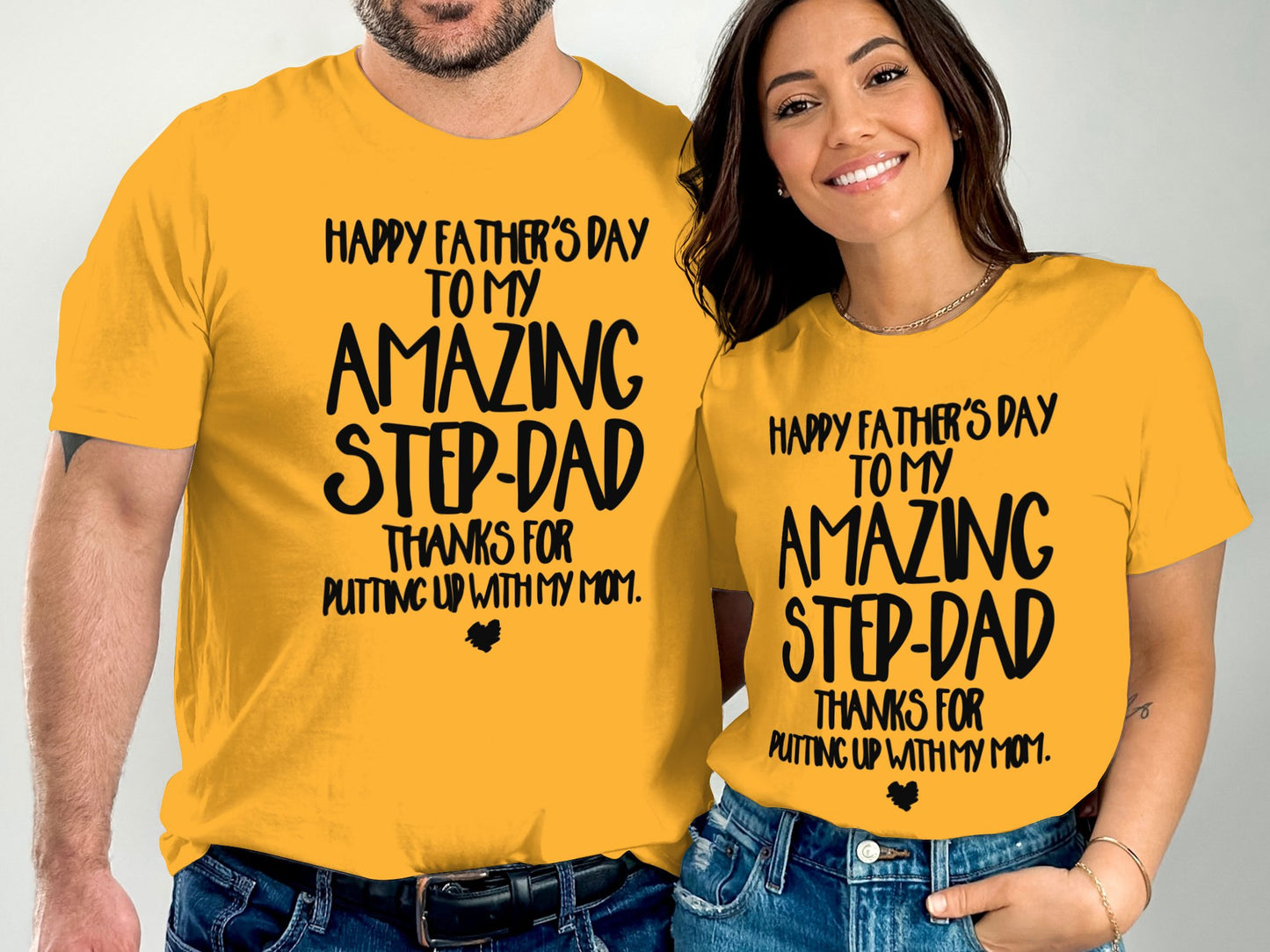 Happy Father's Day to My Amazing Step-Dad T-Shirt Product