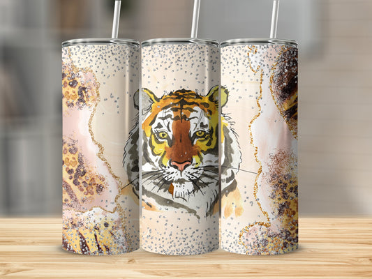 Tiger Animal Print Design Skinny Tumbler product type