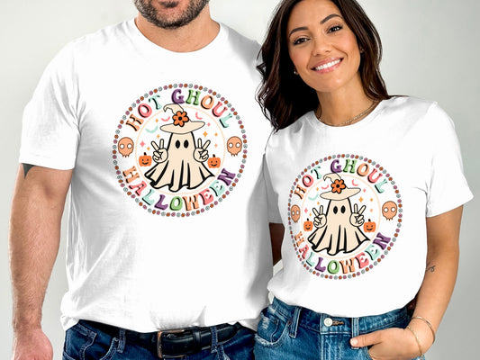 Hot Ghoul Halloween Matching Couple T-shirt product