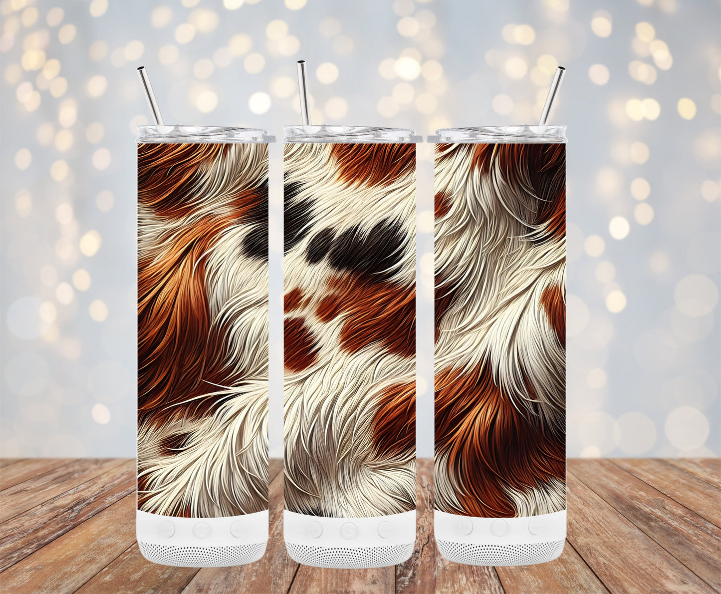 Long Fur Pattern Insulated Travel Tumbler product