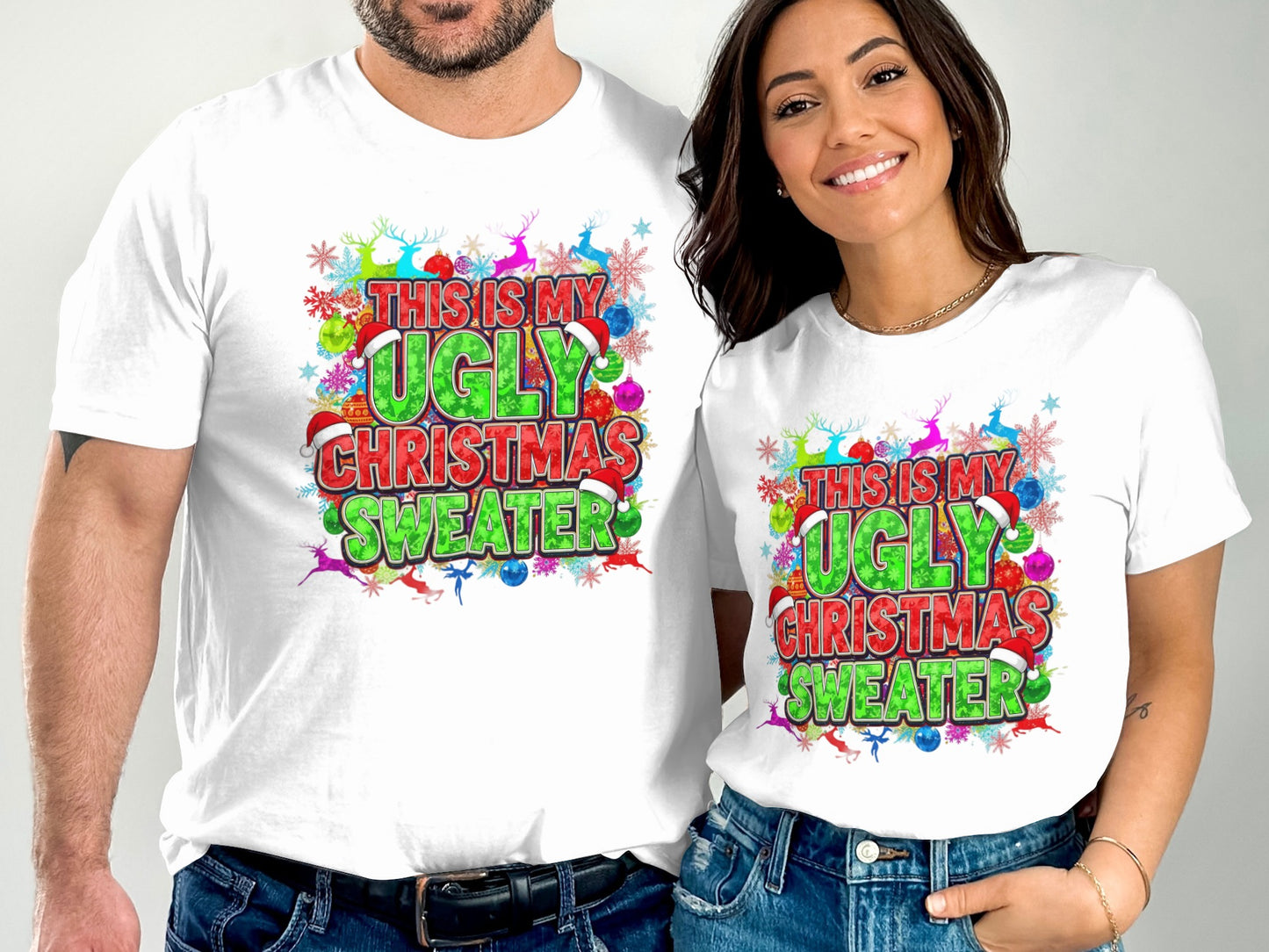 This Is My Ugly Christmas Sweater Design Funny Shirt