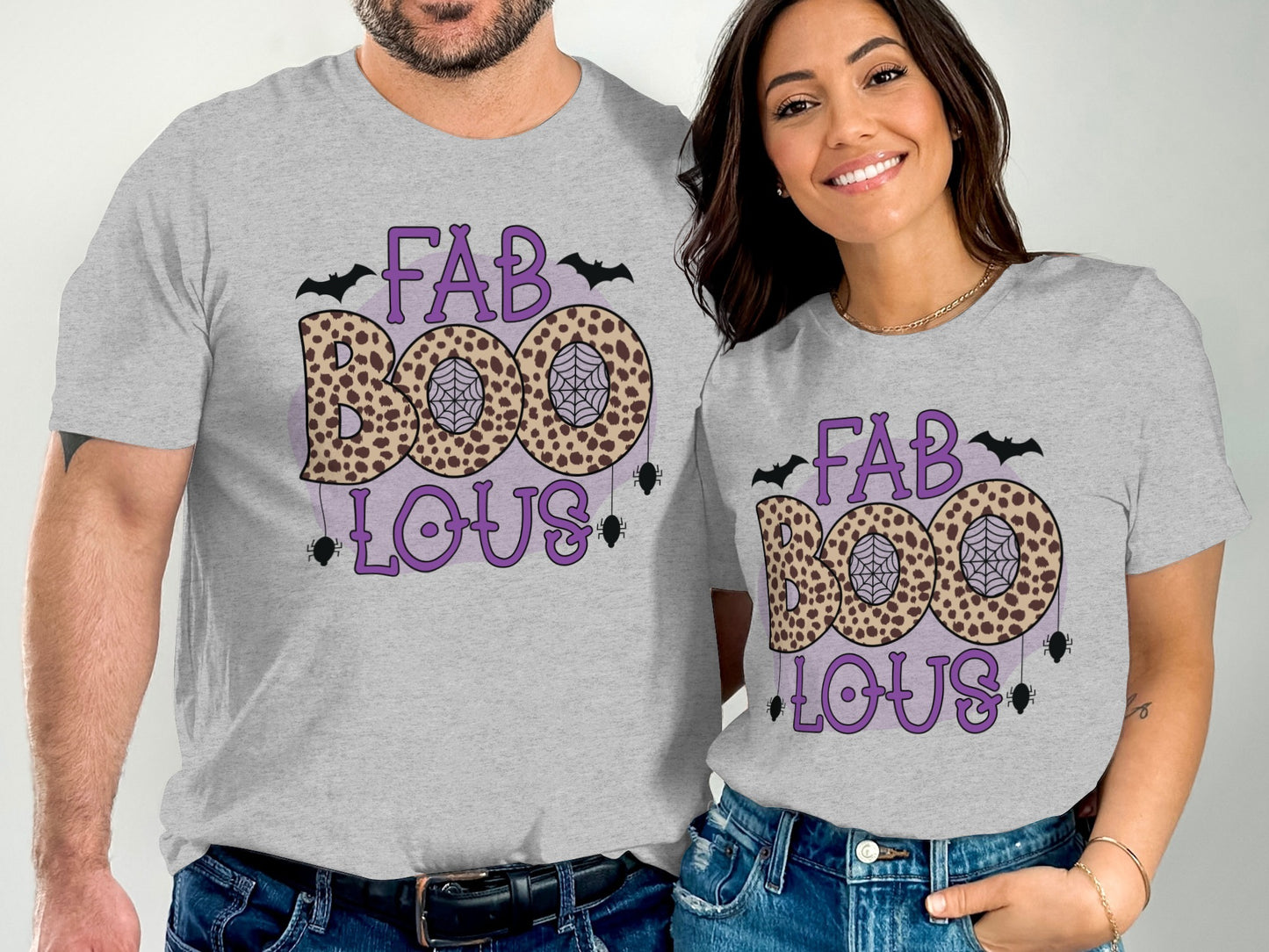 Fab BOO Lous Bat Spider Graphic T-Shirt product type