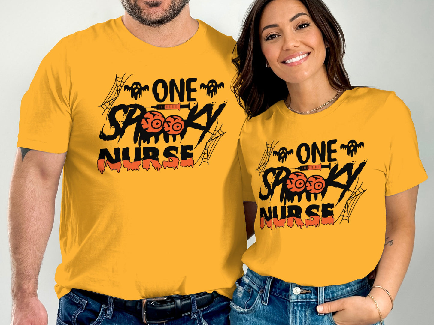 One Spooky Nurse Halloween Graphic T-shirt product type