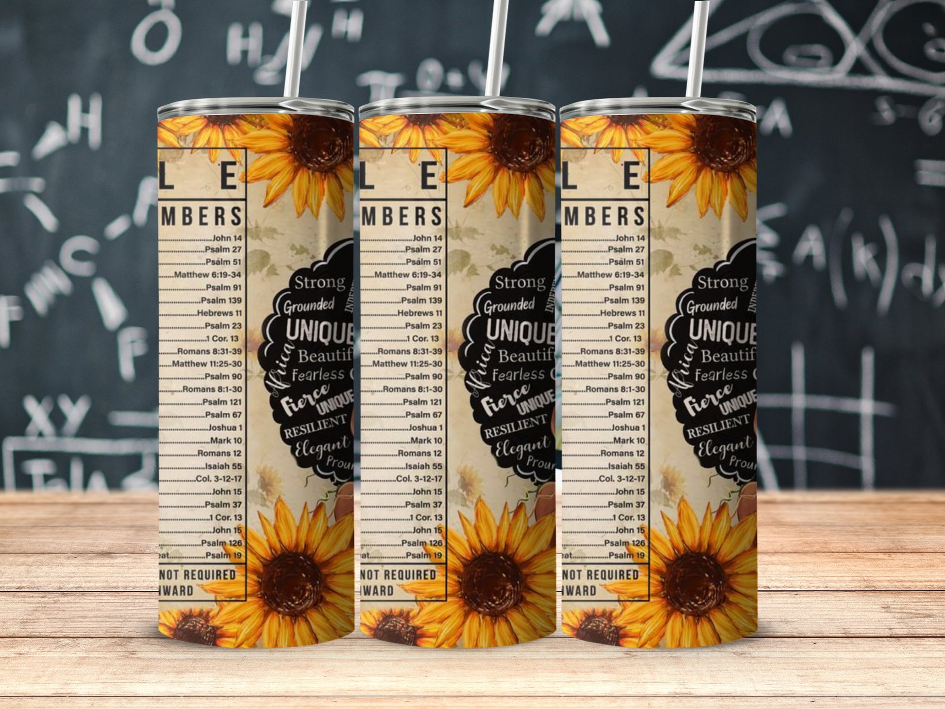 Sunflower Design Elegant Inspirational Tumbler product