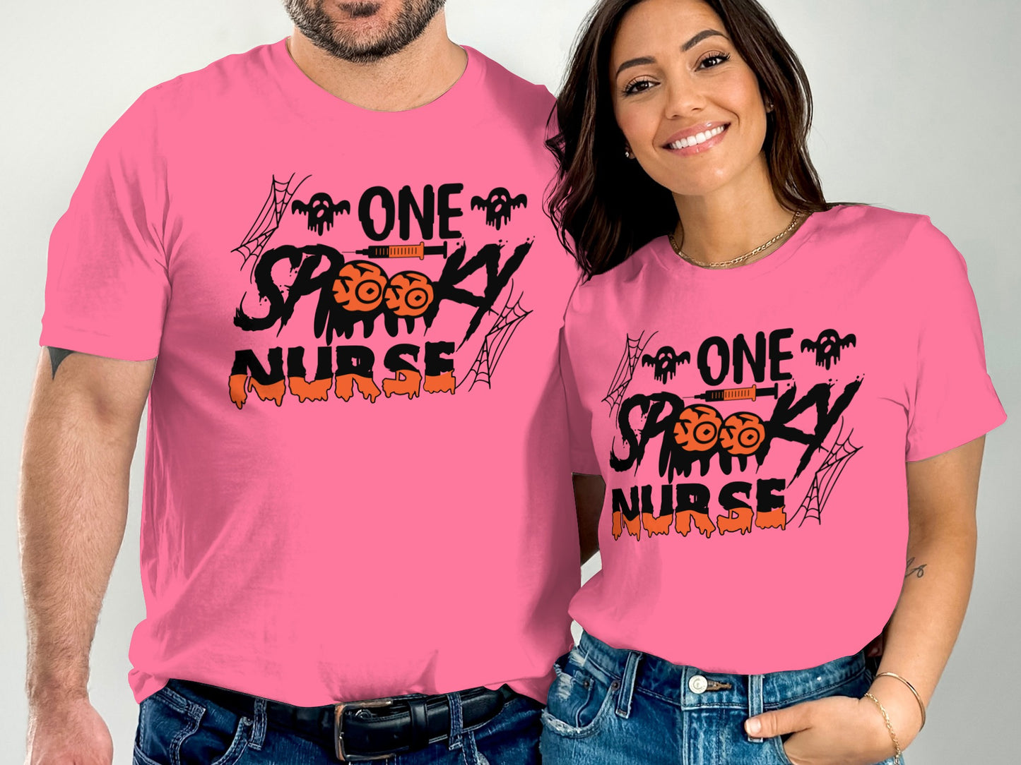 One Spooky Nurse Halloween Graphic Tee product type