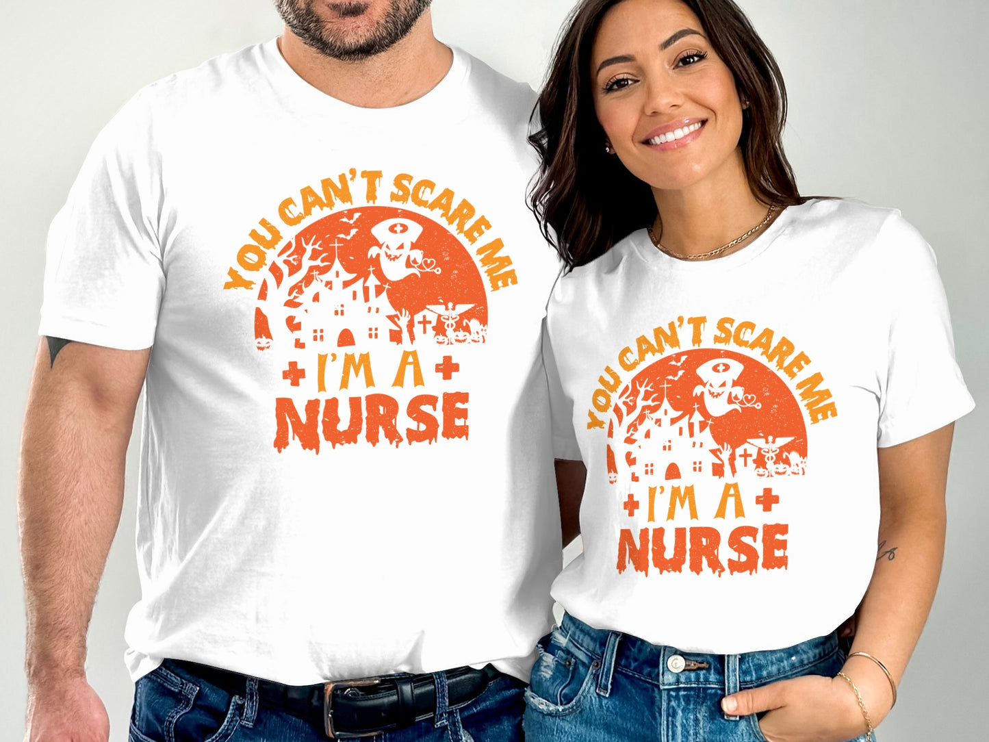 You Can't Scare Me I'm A Nurse Halloween Shirt product