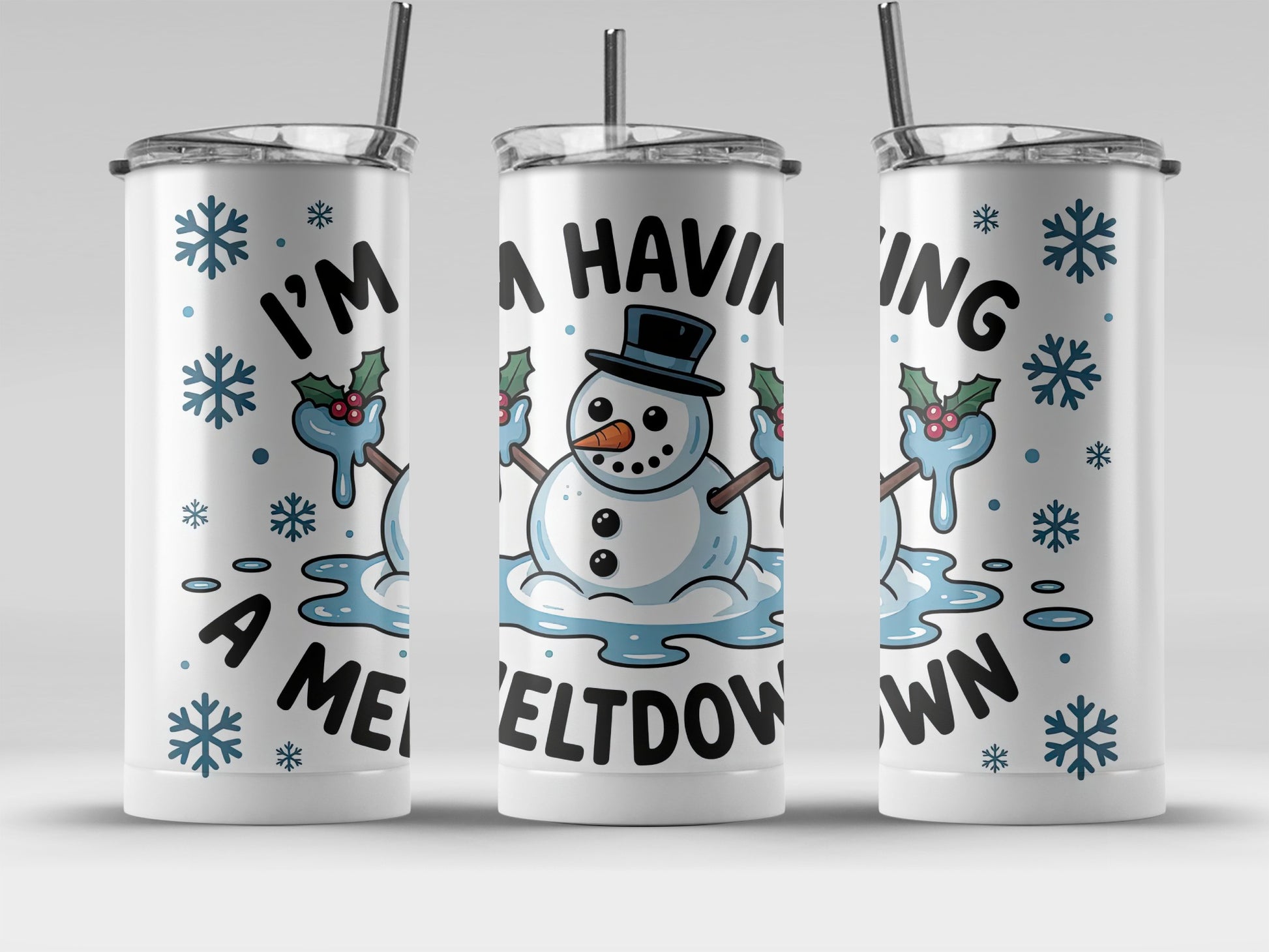 I'm Having a Meltdown Christmas Tumbler