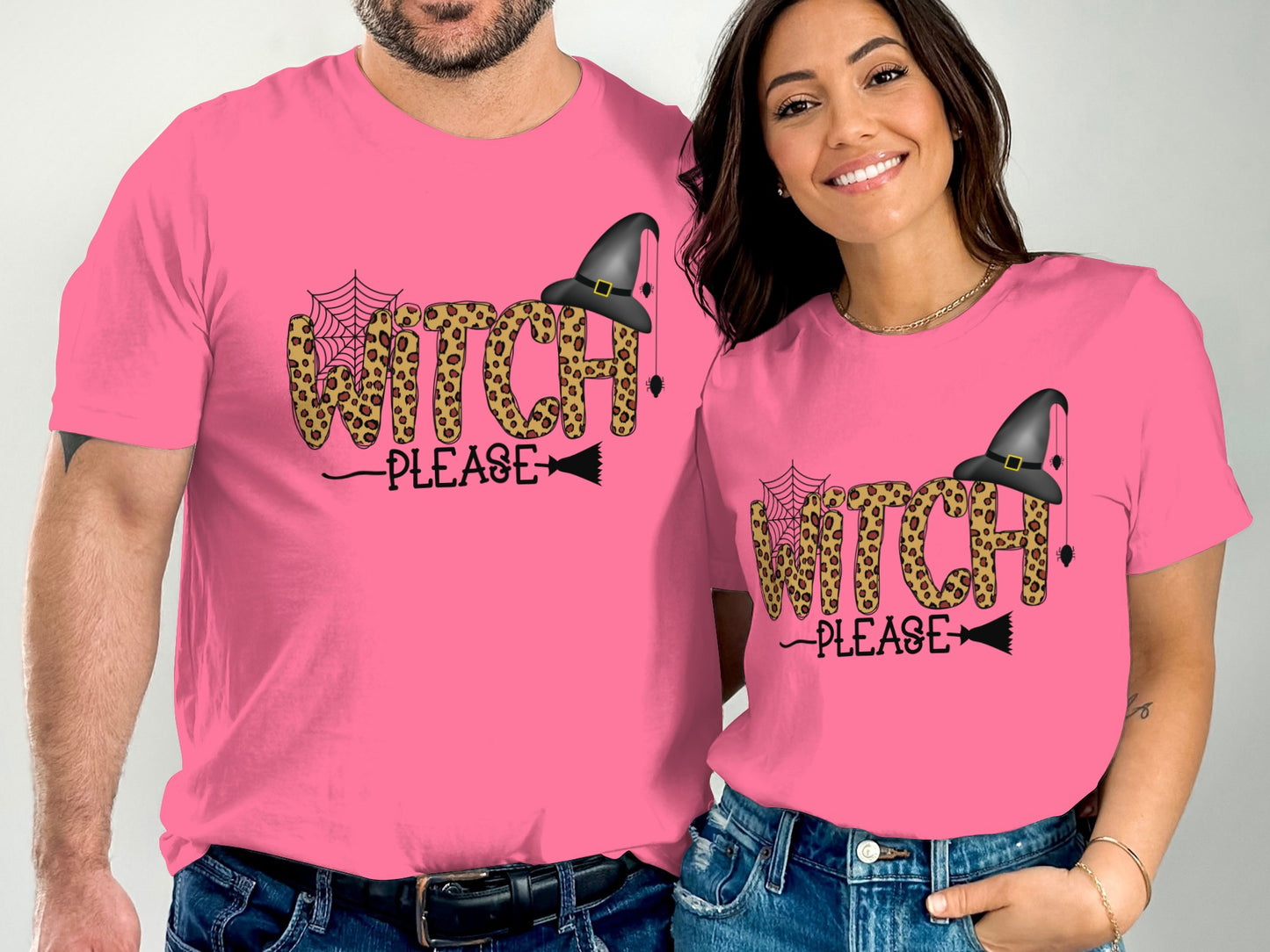 Witch Please Graphic Pink Halloween T-Shirt product