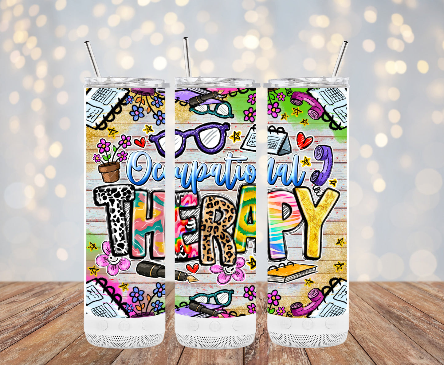 Occupational Therapy Colorful Tall Tumbler product type