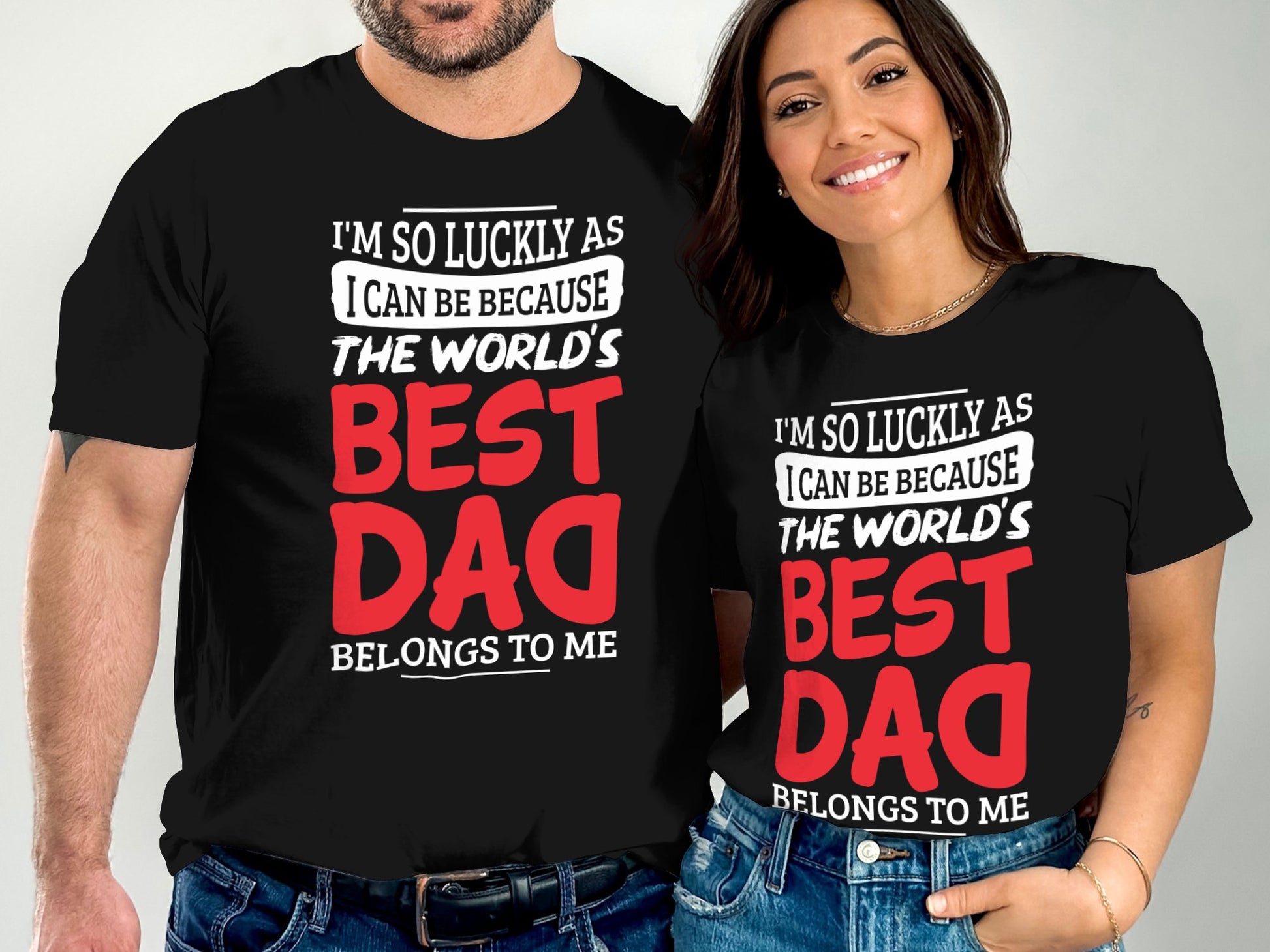 The World's Best Dad Belongs To Me Graphic T-Shirt Product