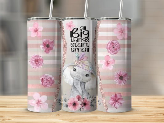All Big Things Start Small Elephant Tumbler product