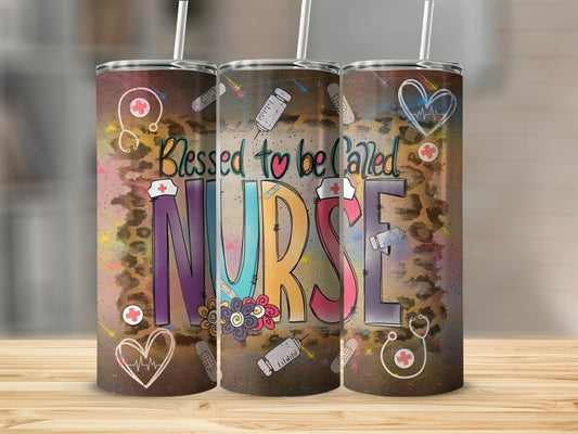 Blessed To Be Called Nurse Custom Tumbler product type