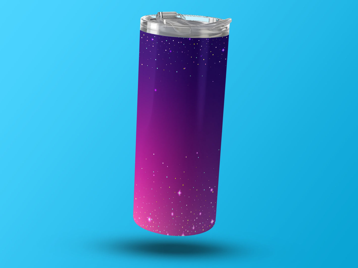 Starry Night Gradient Tumbler with Lid product