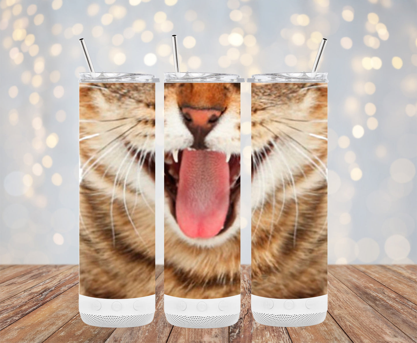 Adorable Cat Face Design Tumbler Cup Product