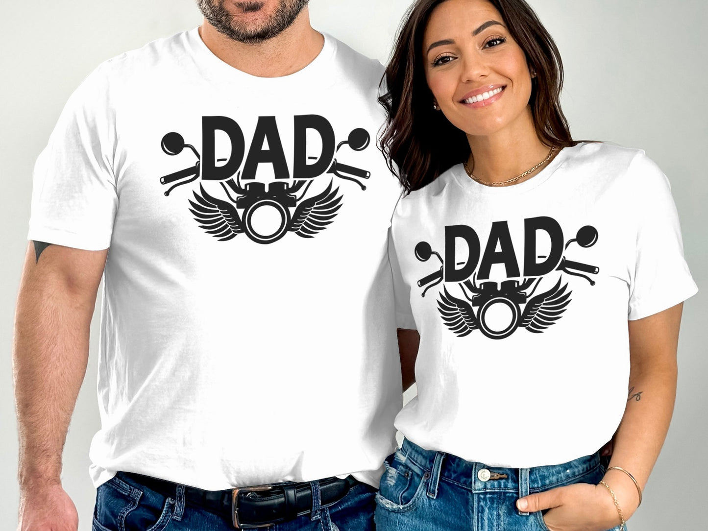 Dad Motorcycle Graphic Tee Shirt product type